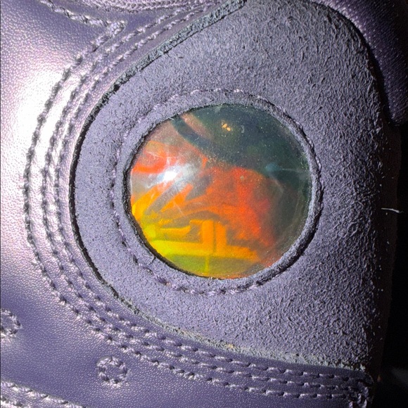 Jordan Women's Iridescent Purple Sneakers - Picture 9 of 9